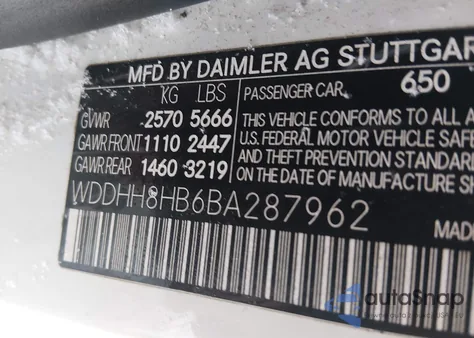 2011 Mercedes-Benz E 350 4Matic из США, поврежденный, VIN WDDHH8HB6BA287962